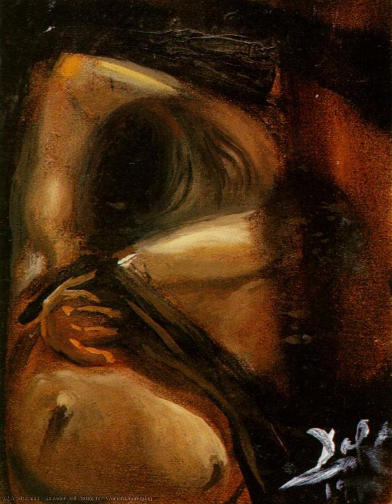 Study For 'woman Undressing' — Salvador Dalí