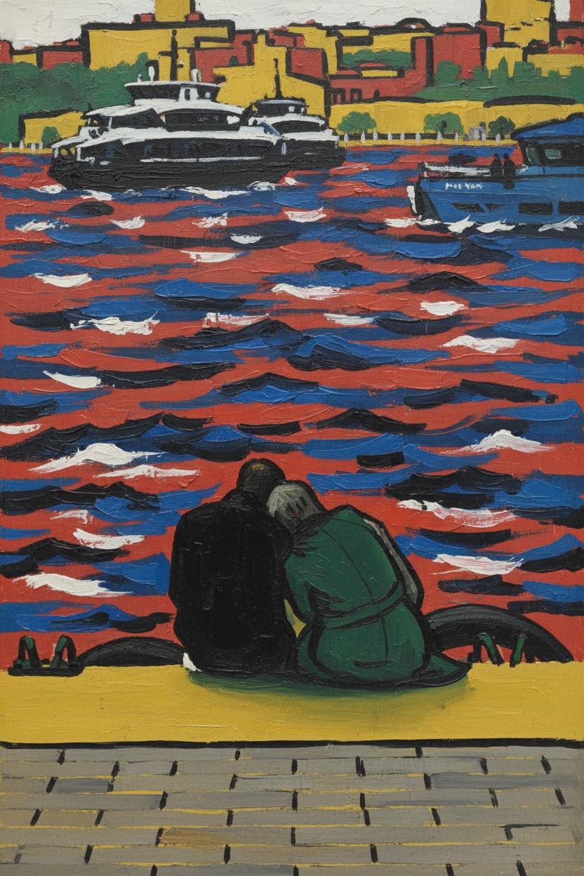Resonanz Im Turbulenten Hafen: Eine Exklusive Expressionistische Studie — Fabien Morin