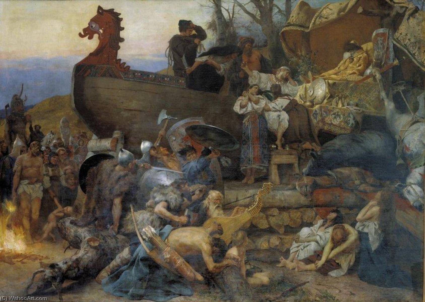 Funeral Of A Nobleman — Hendryk Siemiradzki
