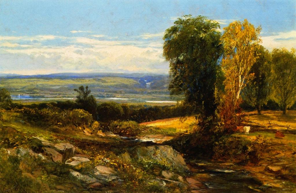 Hudson River Landscape — William Hart