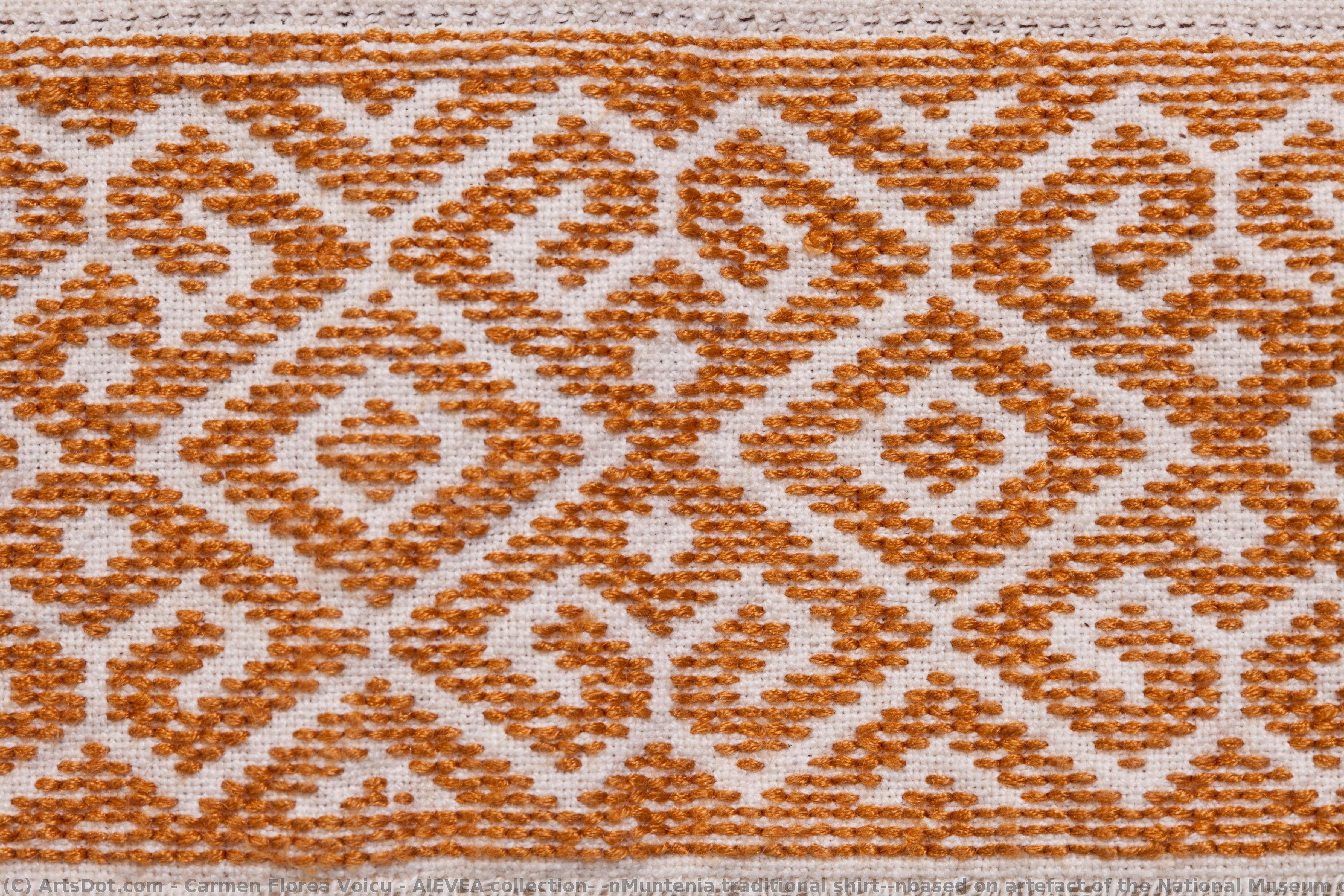 Aievea Collection; \nmuntenia Traditional Shirt;\nbased On Artefact Of The National Museum Of The Romanian Peasant — Carmen Florea Voicu