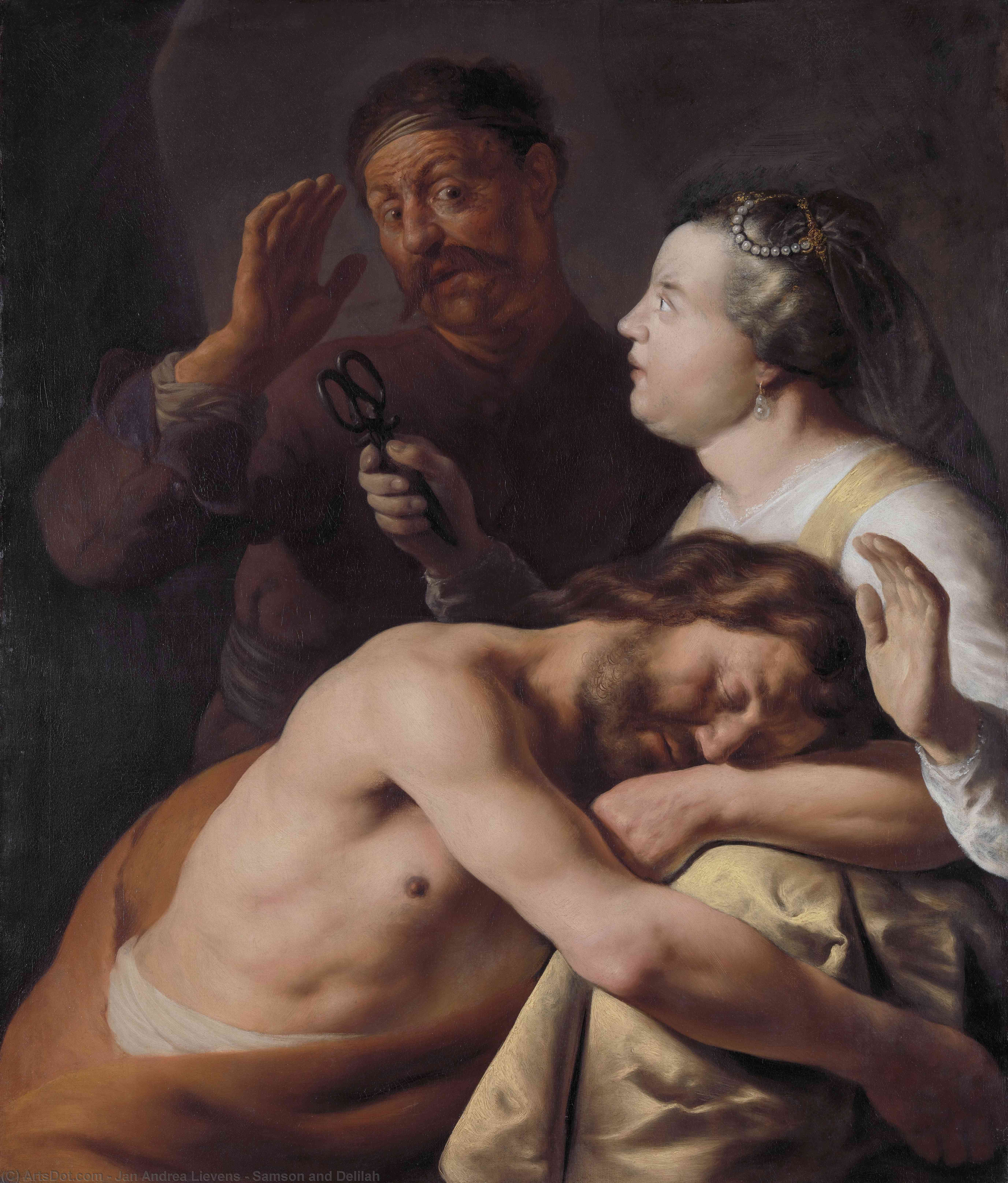 Samson And Delilah — Jan Andrea Lievens Jan Lievens