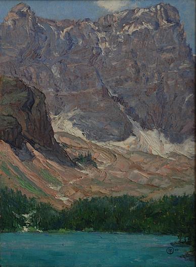 Moraine Lake, (painting) — Mary Agnes Yerkes