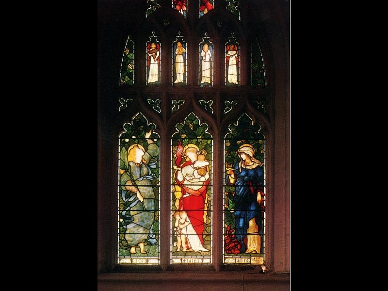 Faith Hope And Charity — Edward Coley Burne-jones