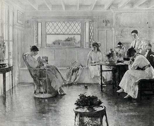 My Family, (painting) — Edmund Charles Tarbell