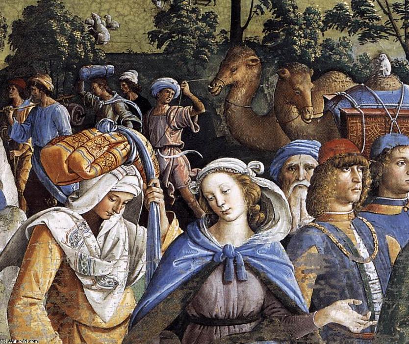 El Viaje De Moisés A Egipto Y La Circuncisión De Su Hijo Eliezer (detalle) — Pietro Perugino