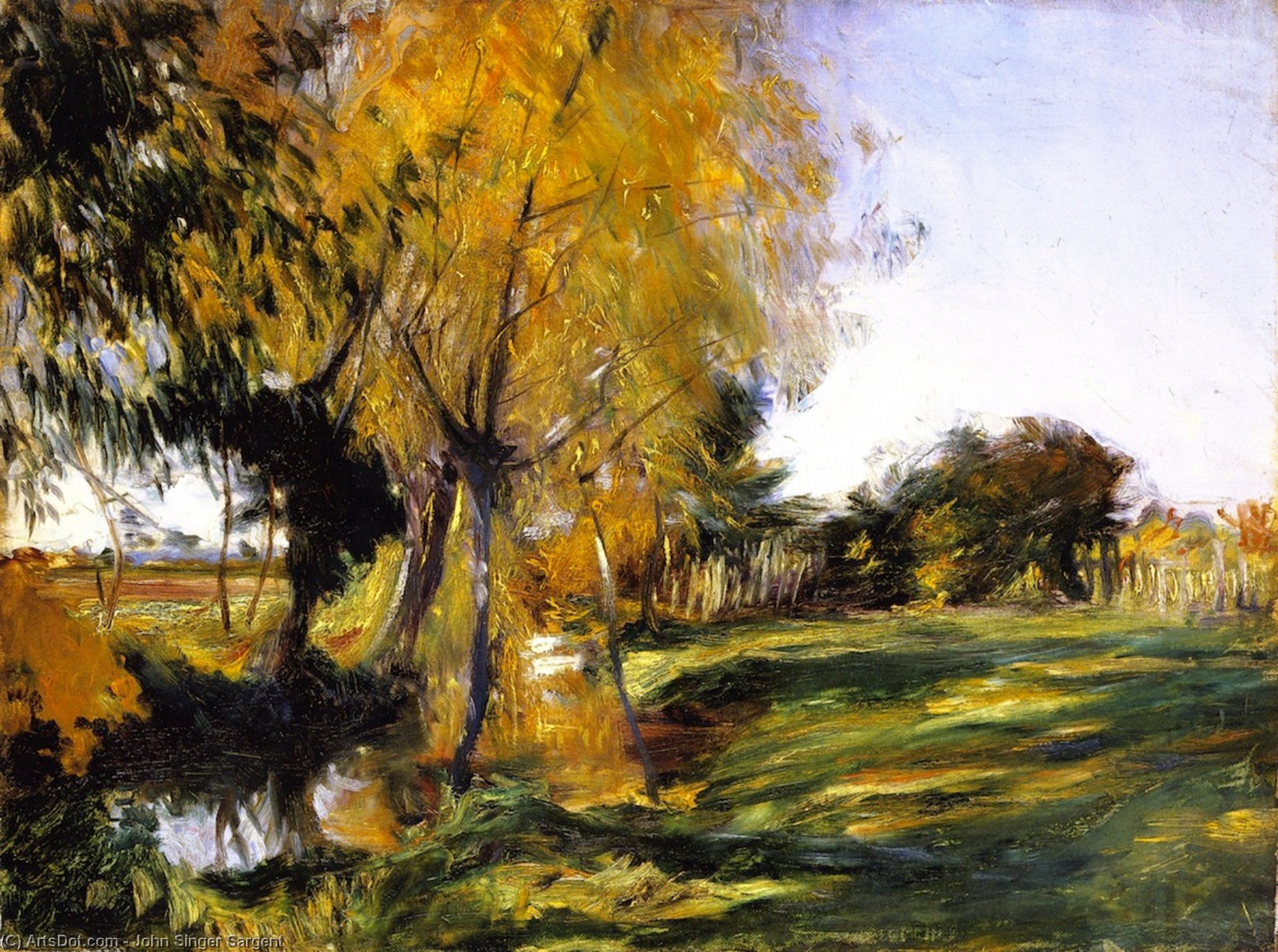 Landscape At Broadway (also Known As At Broadway) — John Singer Sargent