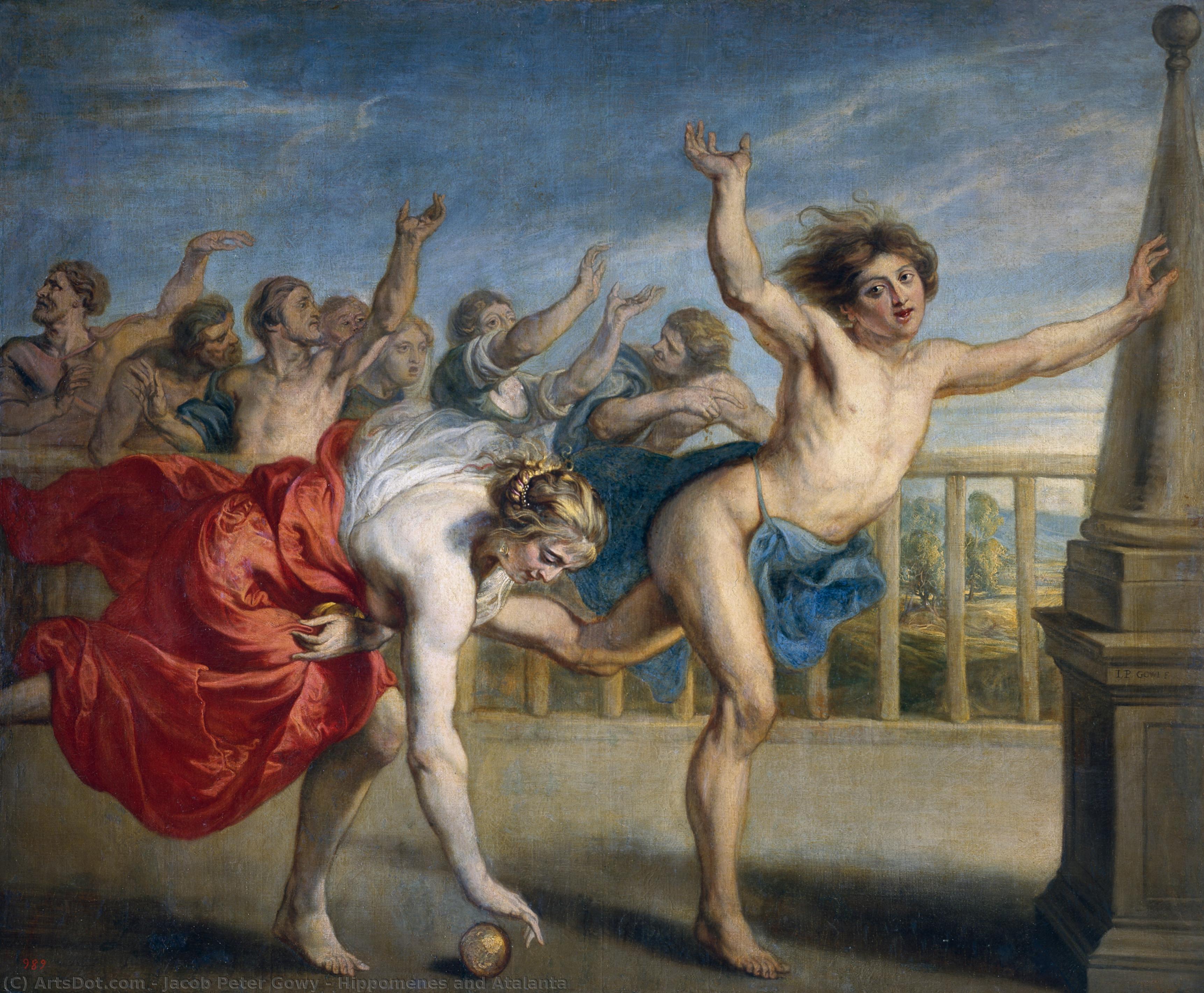 Hippomenes And Atalanta — Jacob Peter Gowy