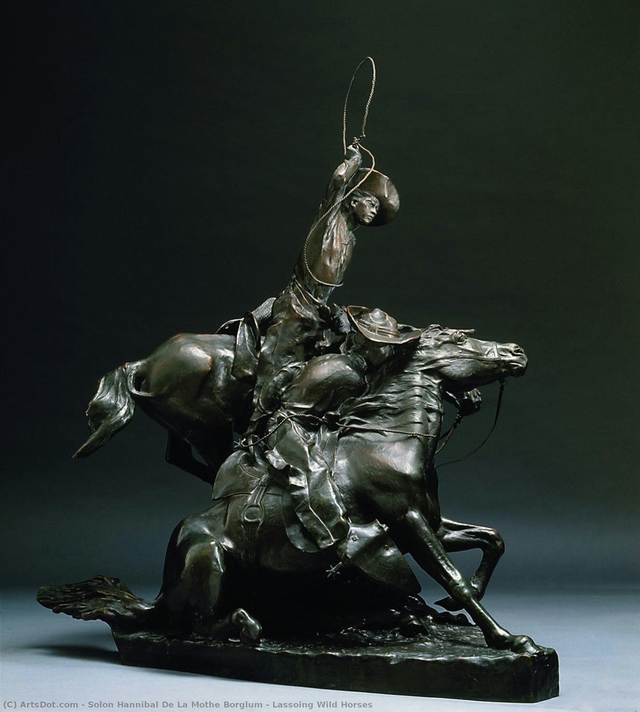 Lazo A Caballos Salvajes — Solón Hannibal Borglum