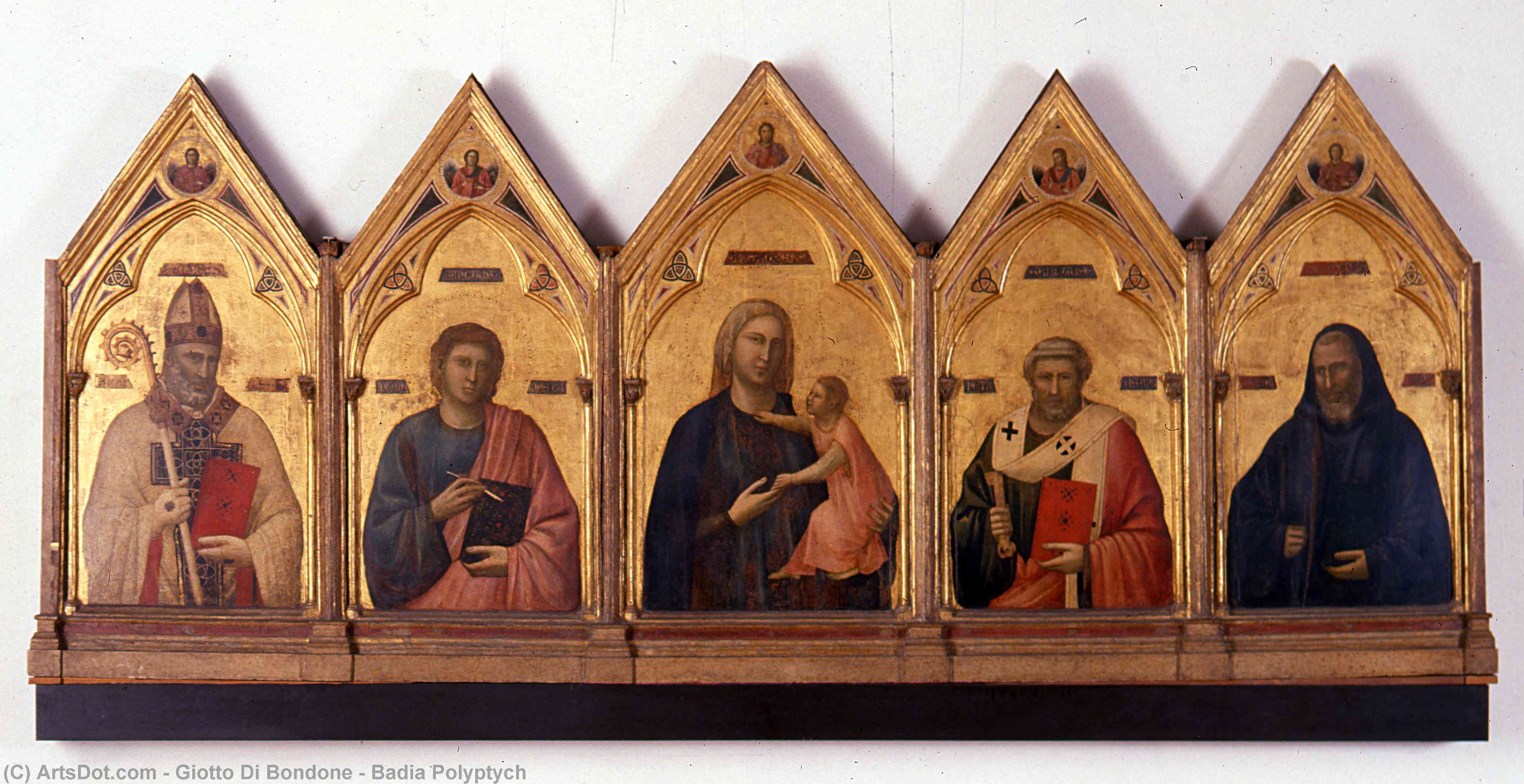 Die Badia-taufe — Giotto Di Bondone