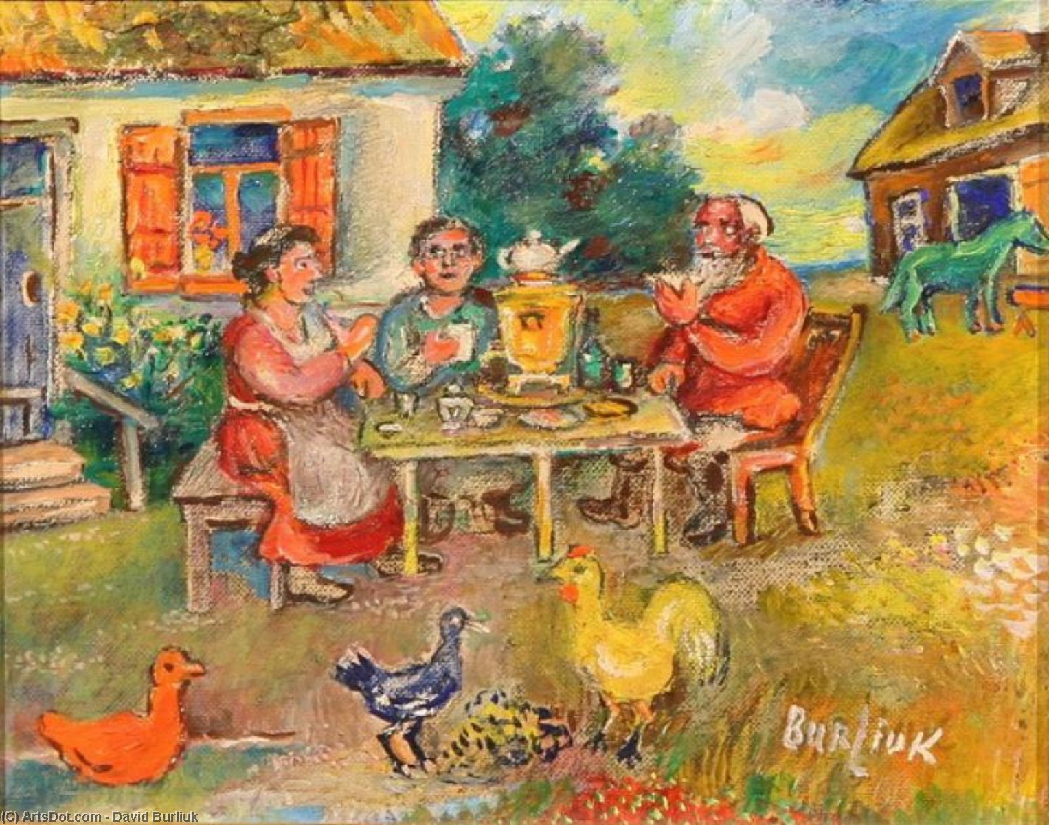 Tea Time — Давид Бурлюк