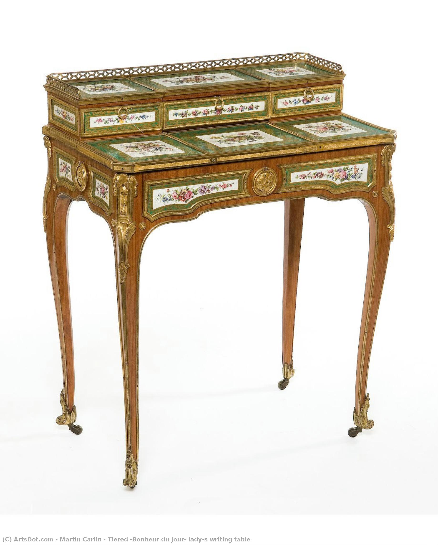 Tiered “bonheur Du Jour” Lady’s Writing Table — Martin Carlin