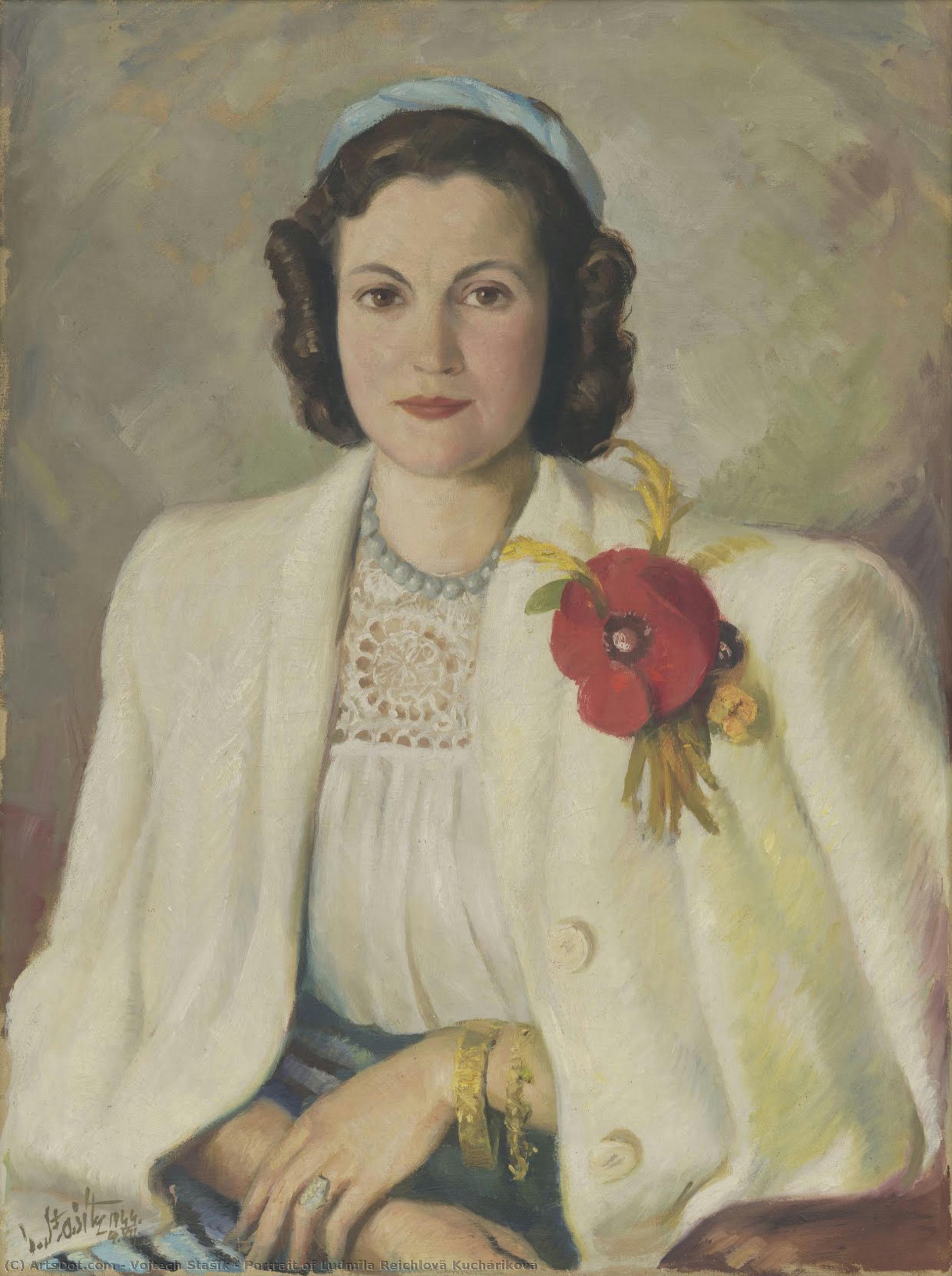 Portrait Of Ľudmila Reichlová Kucháriková — Vojtech Stašík