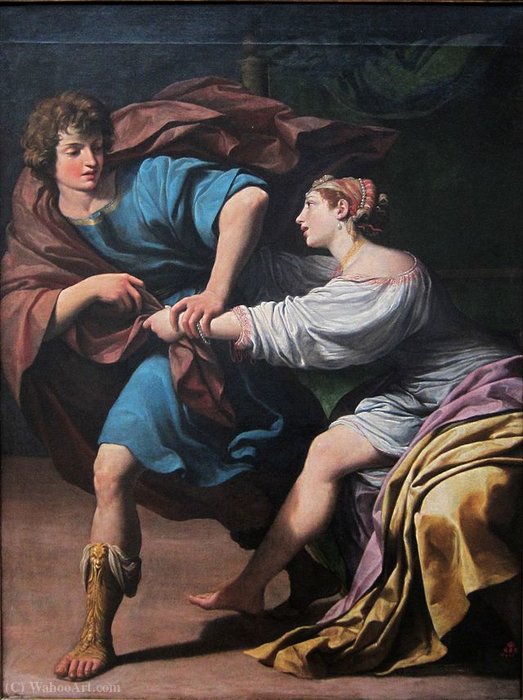 Joseph And Potiphar's Wife — Lionello Spada