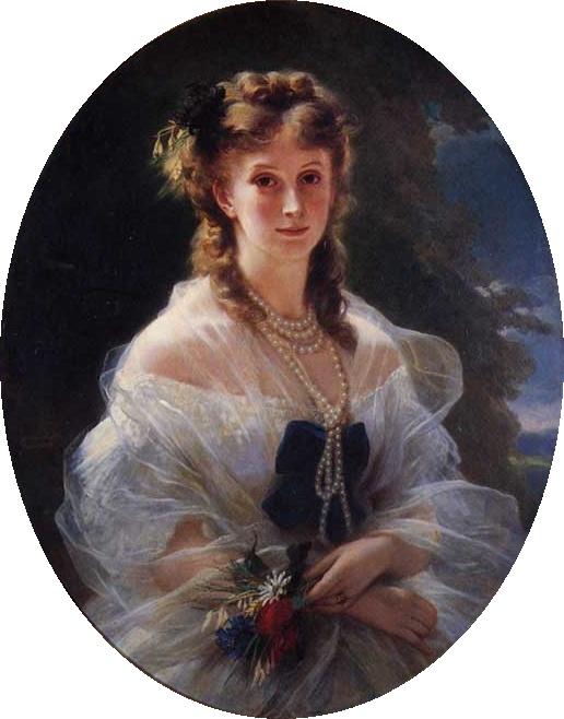Sophie Trobetskoy, Duchess Of Morny — Franz Xavier Winterhalter