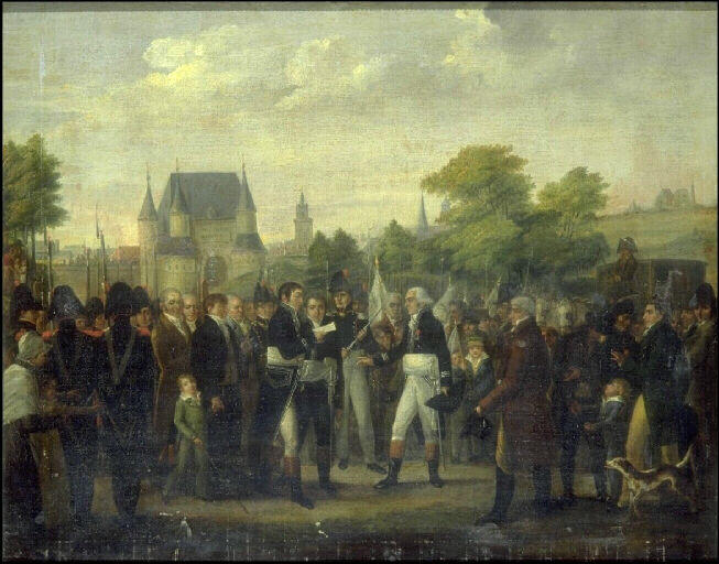 Benoist De Lhomond Député De Valenciennes Est Reçu À La Porte De Lille À Son Retour De Paris En 1815 — Jacques François Momal