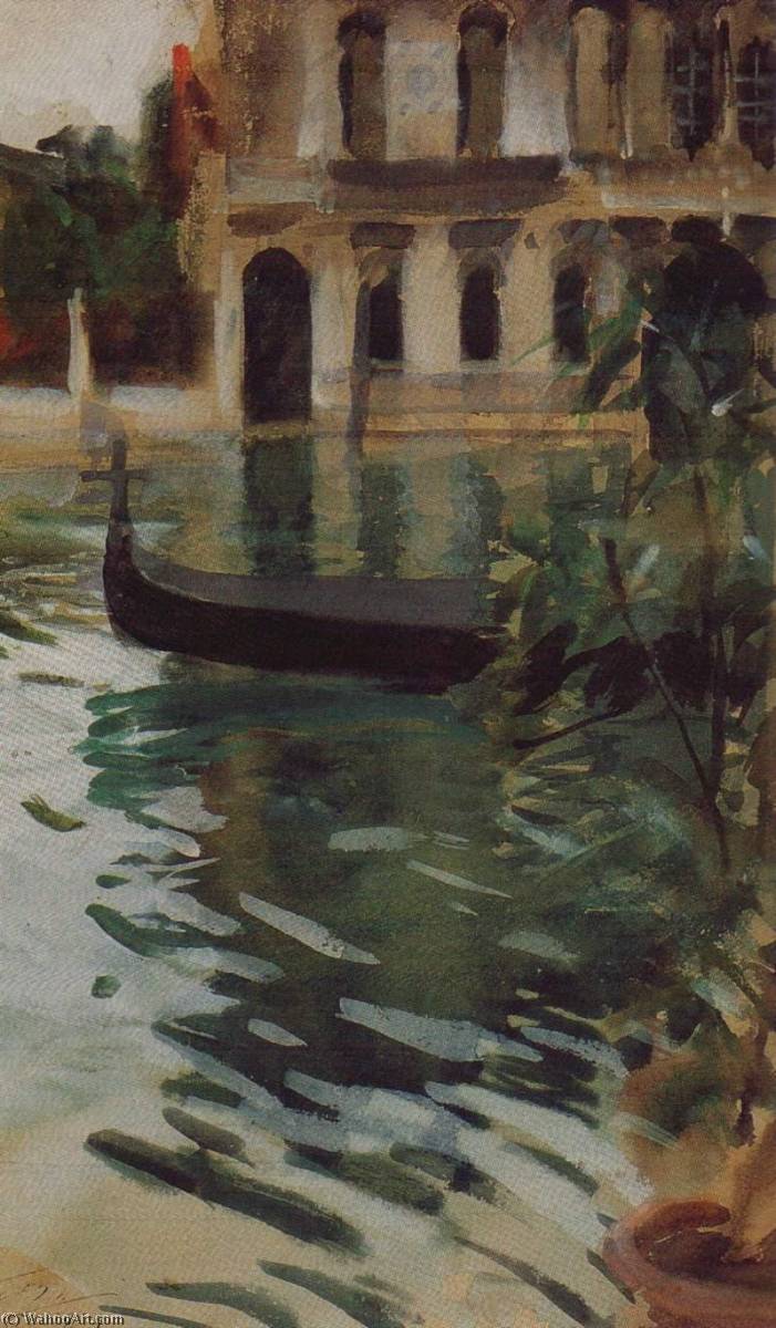 Gondola In Front Of The Palazzo Barbaro — Anders Leonard Zorn