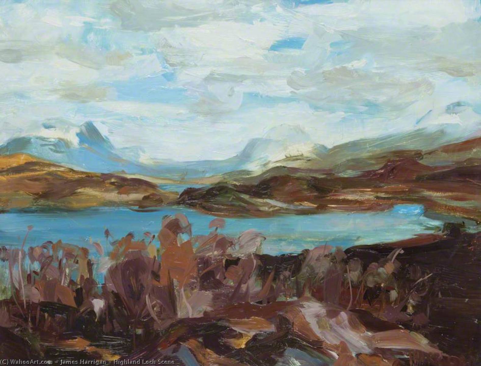 Highland Loch Scene — James Harrigan