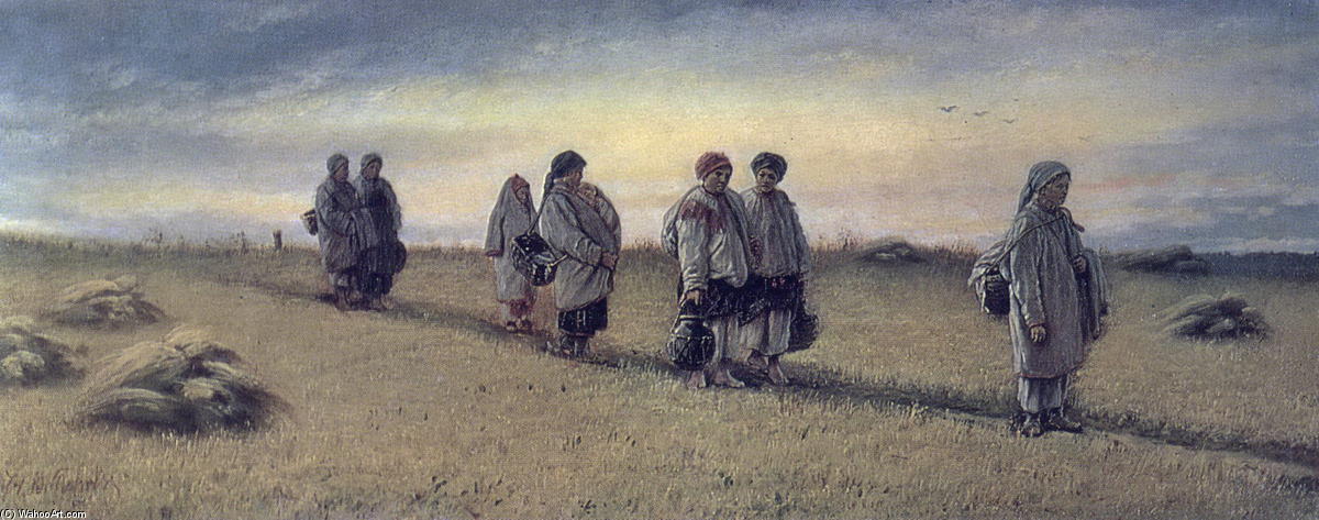 Return Reaper From The Field In The Ryazan Province — Vasily Grigoryevich Perov