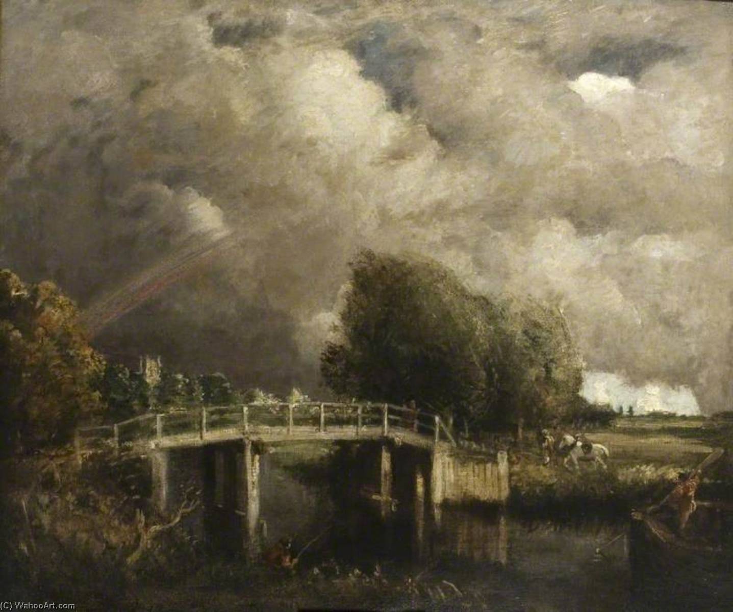 The Fen Bridge, Near Dedham (constable's Country) — David Muirhead