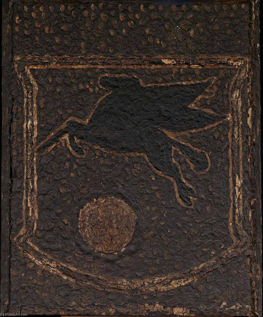 Untitled, Winged Horse Painting — Clarence Schmidt