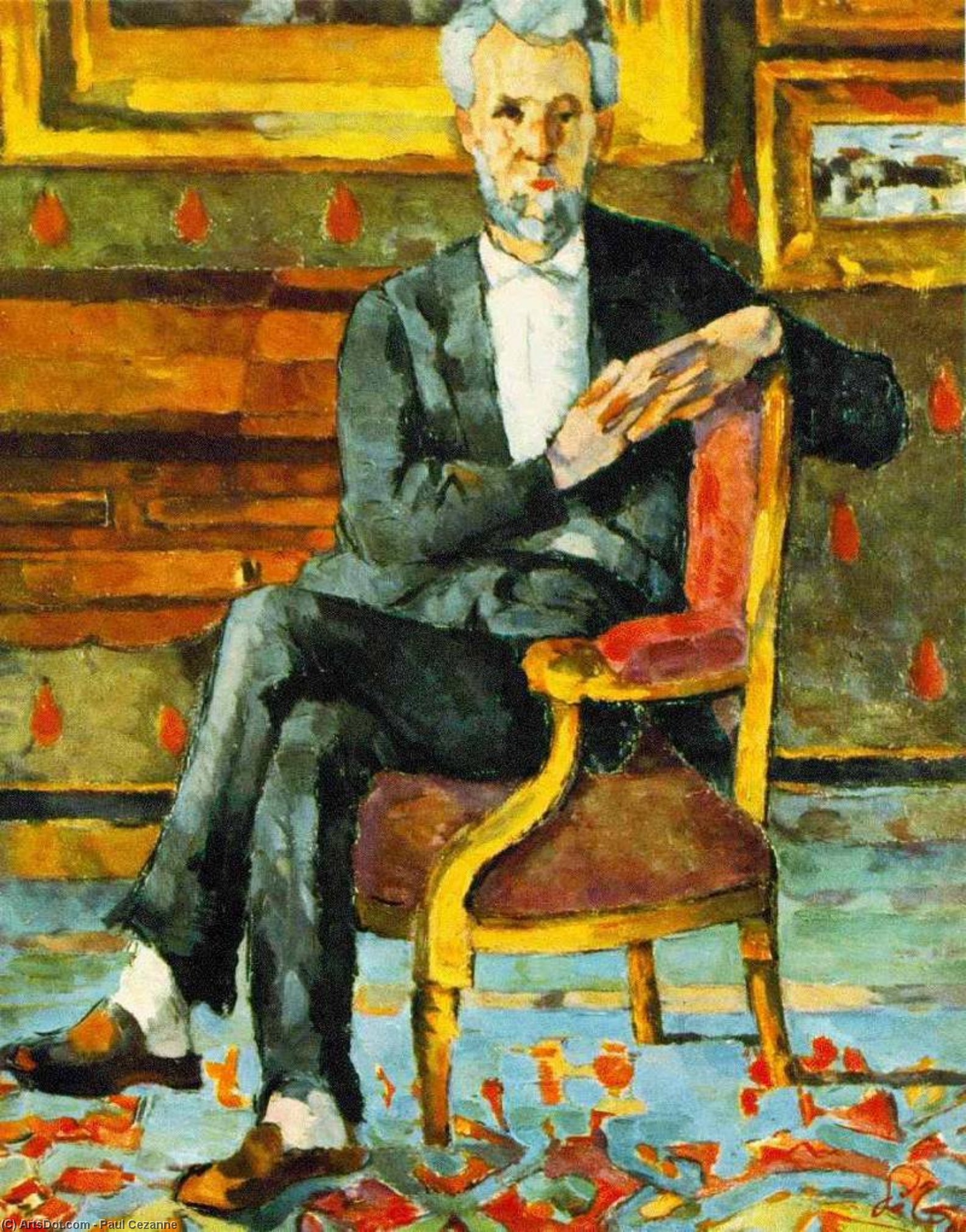Chocquet Sitzend — Paul Cézanne