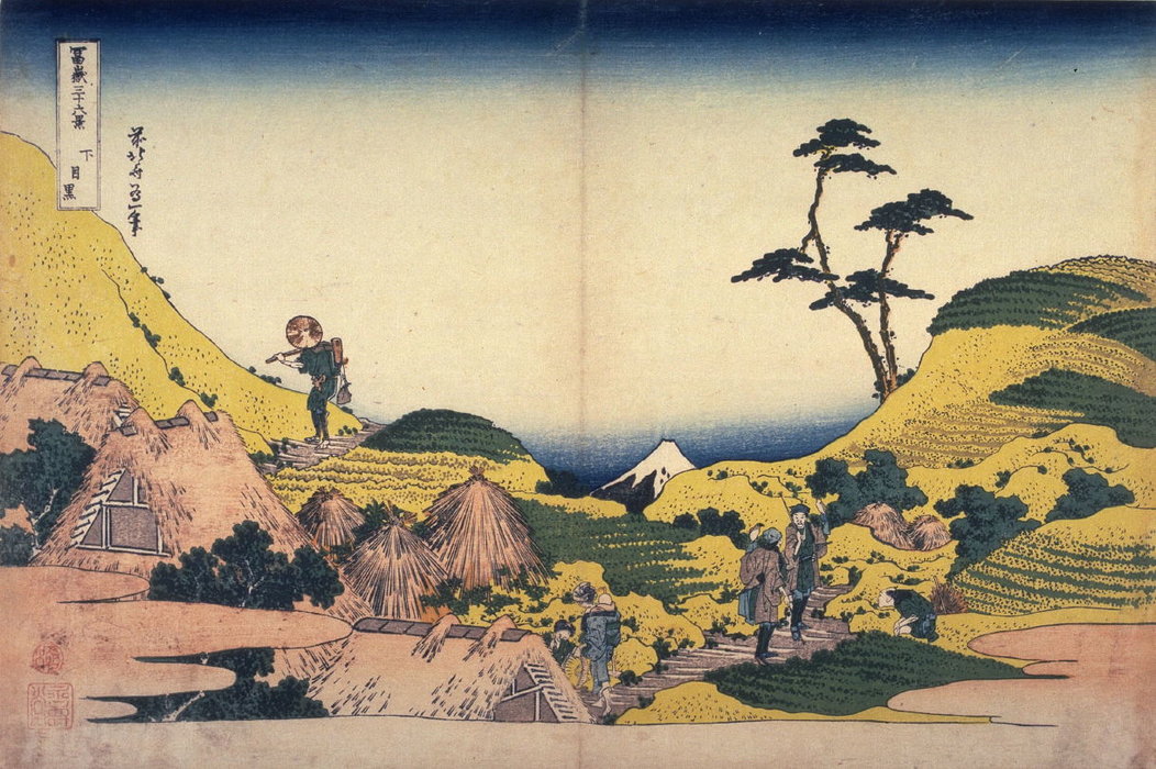 Fuji From Lower Meguro — Katsushika Hokusai
