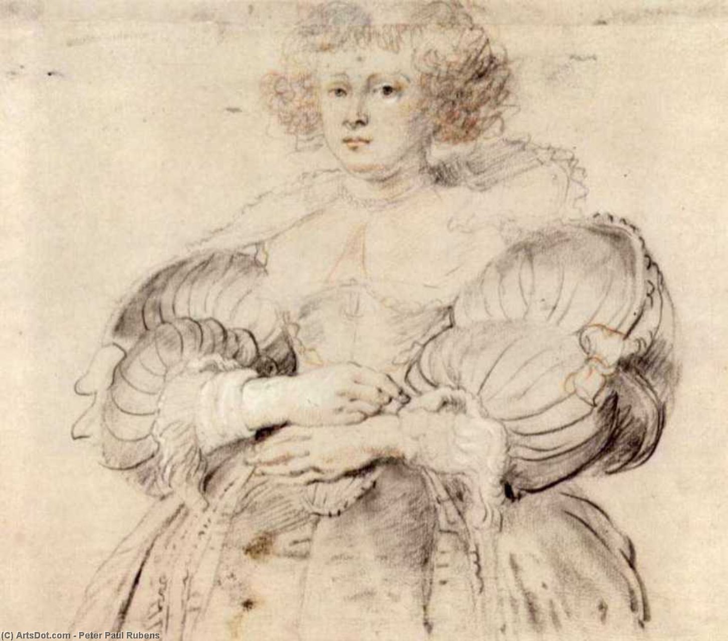 Portrait Of Helena Fourment — Peter Paul Rubens