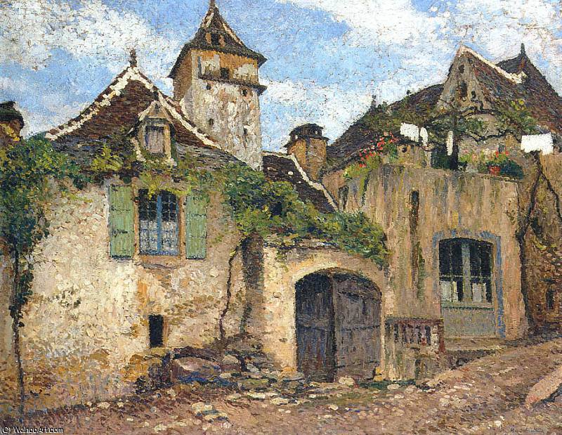 Maison Dans Le Village — Henri Jean Guillaume Martin
