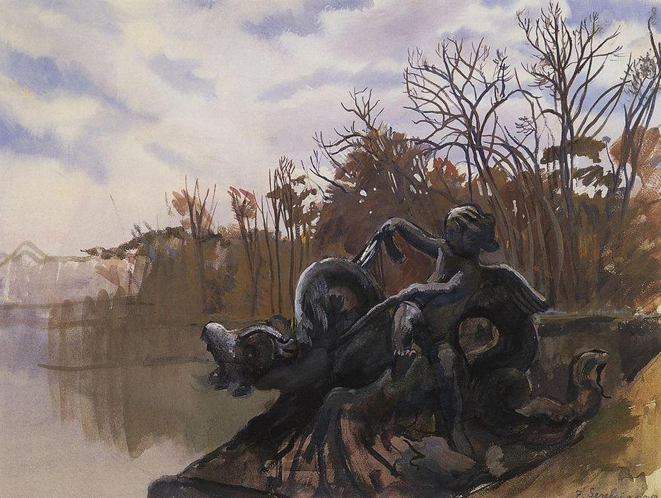 Fountain In The Versailles Park — Zinaida Serebriakova