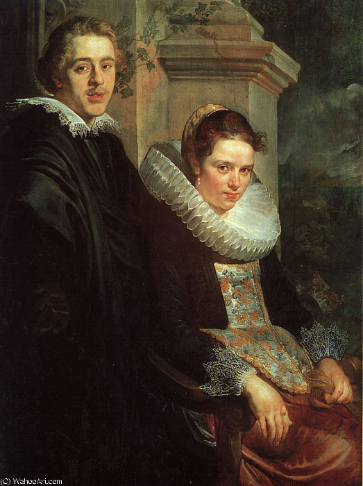 Portrait Of A Young Married Couple — Jacob Jordaens