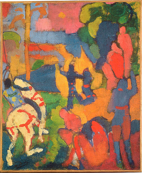 Knight On A White Horse — André Derain