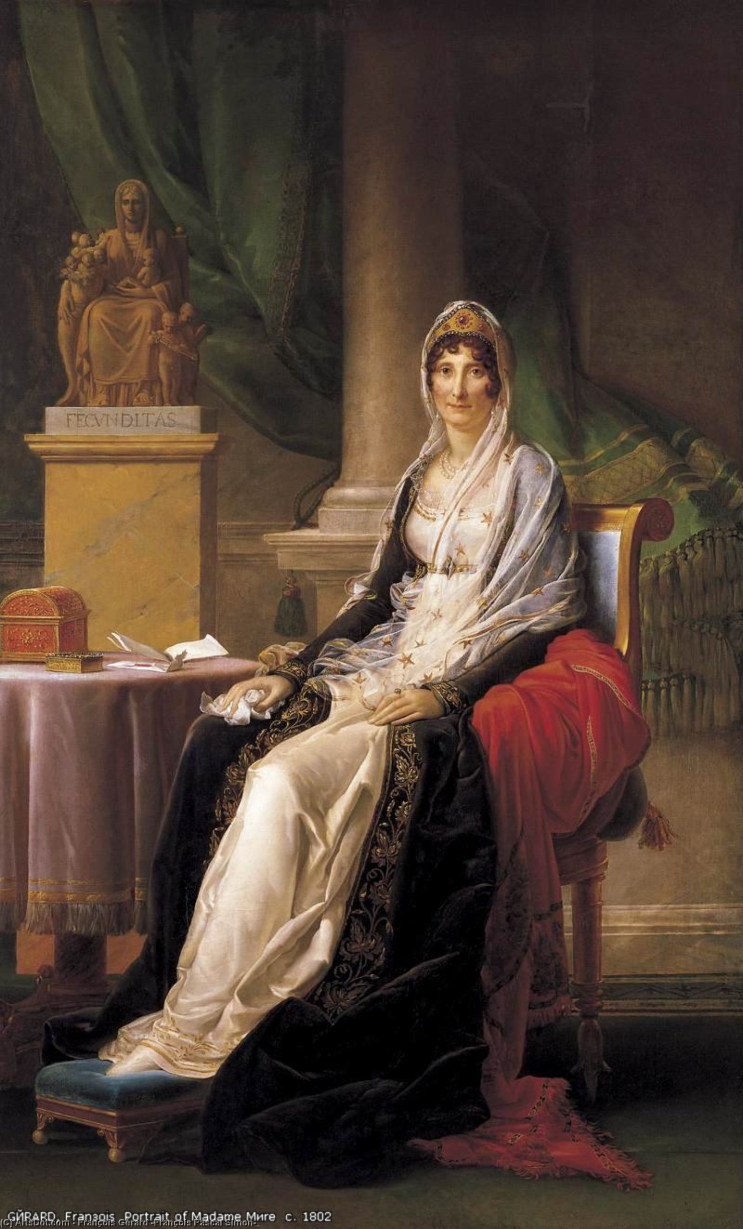 Portrait Of Madame Mère — François Gérard (françois Pascal Simon)