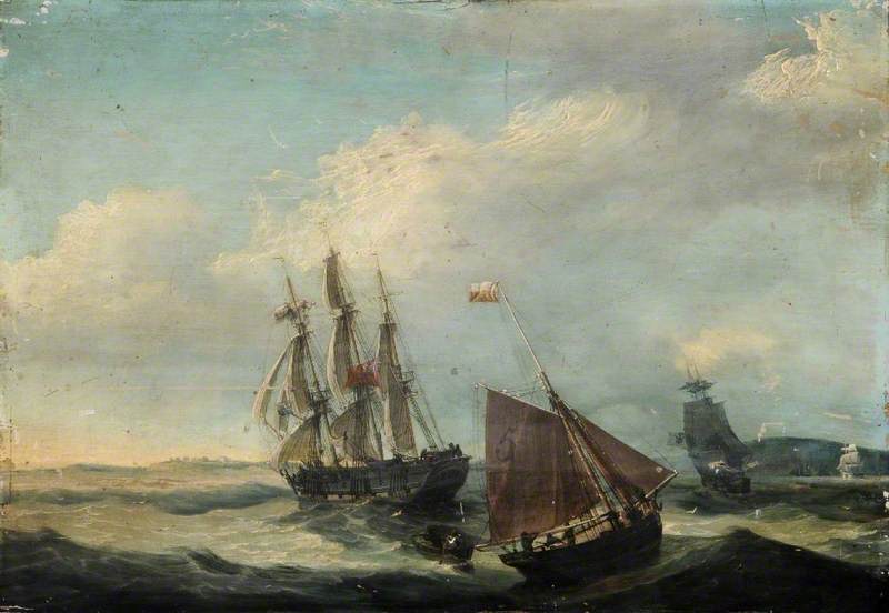 Seascape With Boats — Thomas Binks