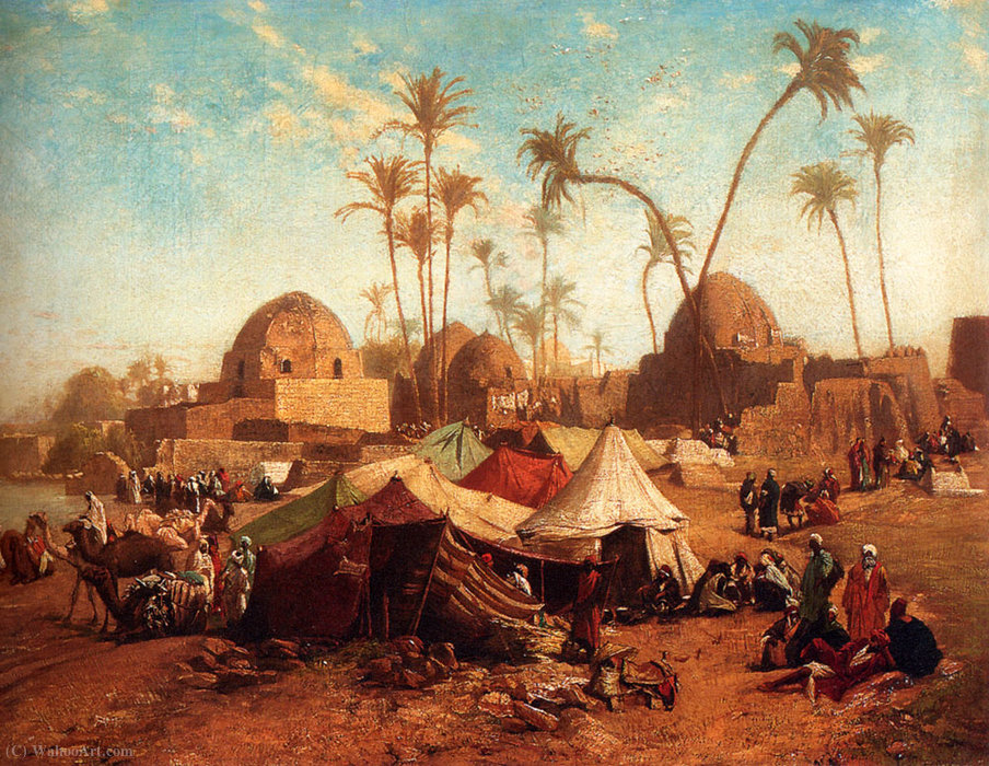 Gentz Karl Wilhelm Bedouincamp — Orazio Gentleschi