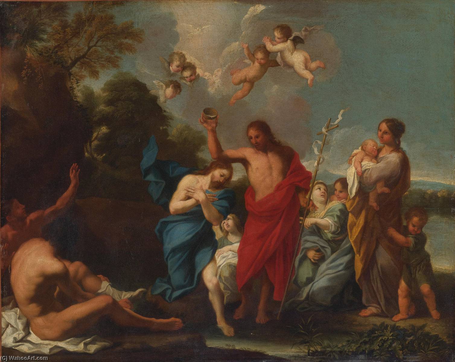 The Baptism Of Christ — Luigi Garzi