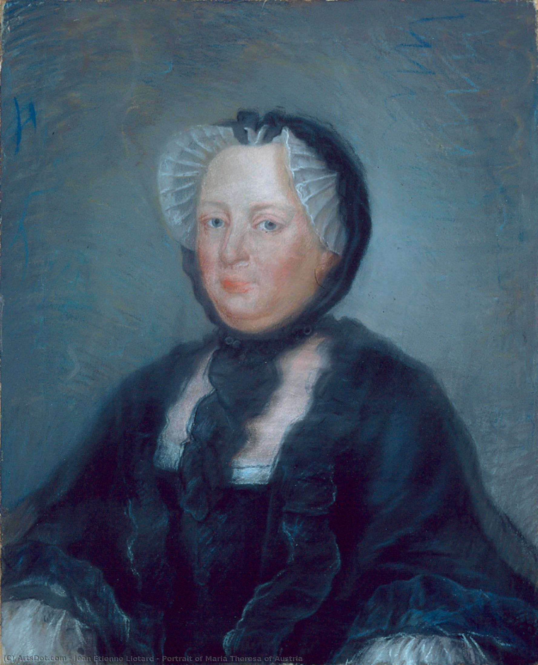 Portrait Of Maria Theresa Of Austria — Jean-étienne Liotard