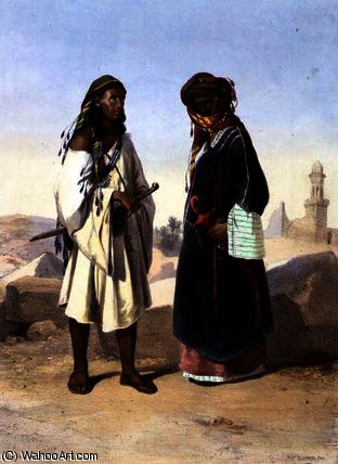 A Wahabi With An Azami Arab — Émile Prisse D'avennes