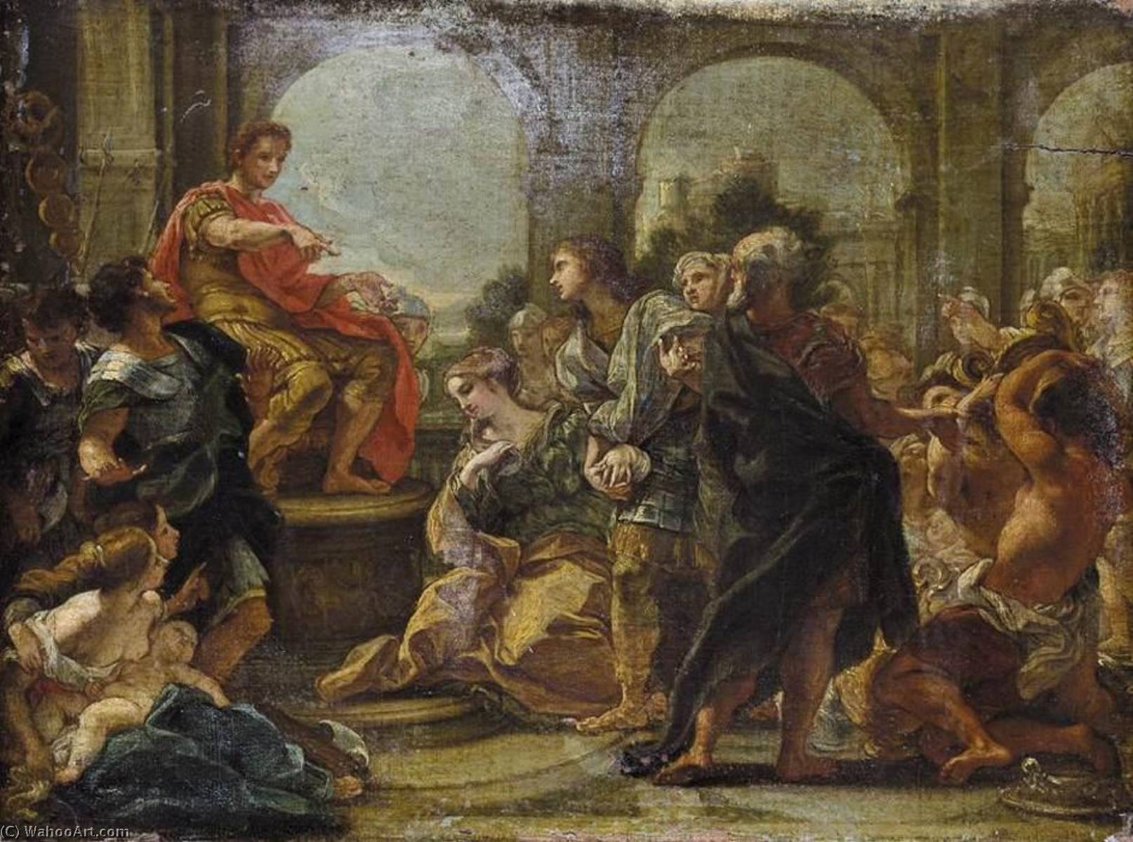 The Continence Of Scipio — Detto Baciccio Giovanni Battista Gaulli