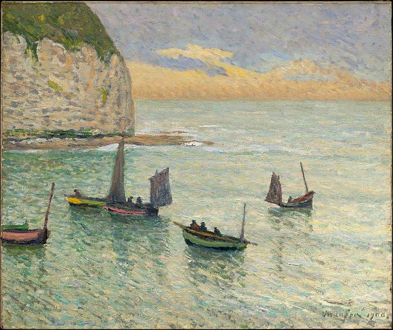 Departure Of Fishing Boats — Maxime Emile Louis Maufra
