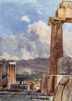 The Eastern Portico Of The Erechtheum — John Fulleylove