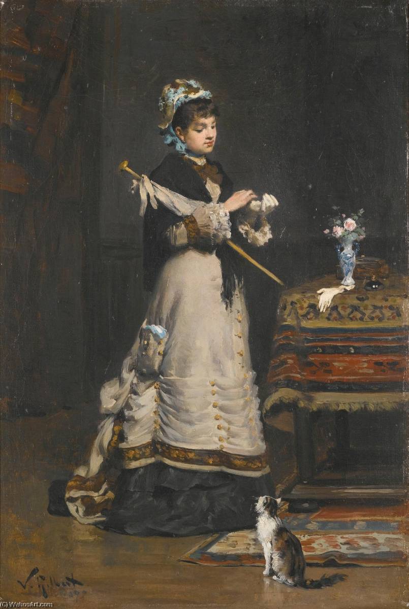 Après La Visite — Victor Gabriel Gilbert