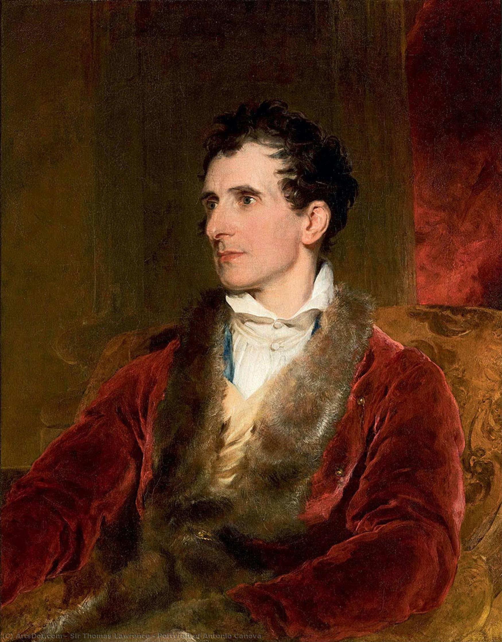 Portyrait Of Antonio Canova — トーマス・ローレンス