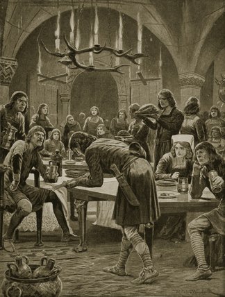 William Rufus Is Presented With Six New Arrows — Richard Caton Woodville