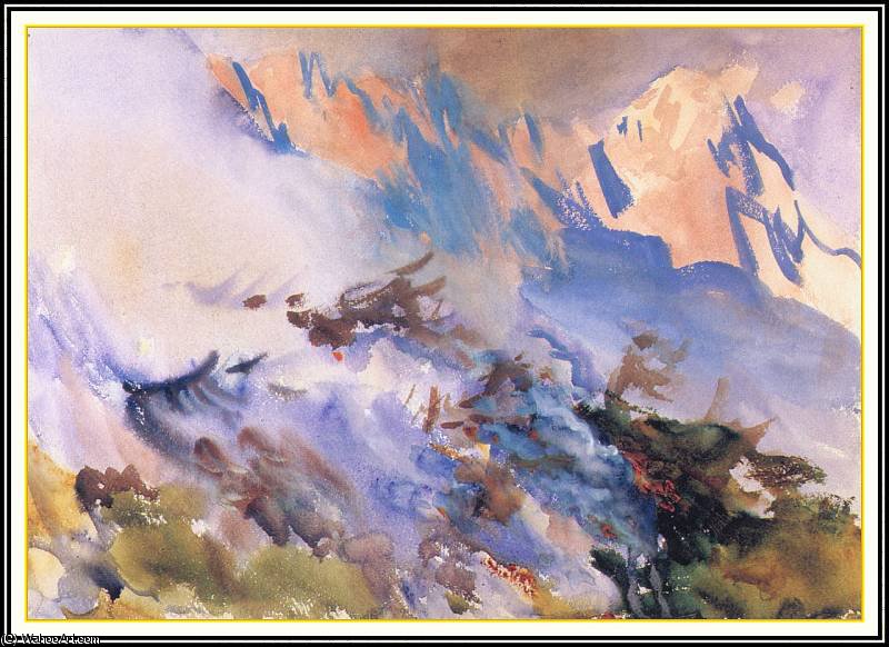 Mountain Fire — John Singer Sargent