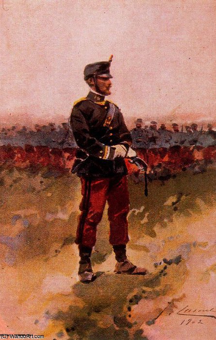 Captain In Battle Uniform — Жозеп Кусакс И