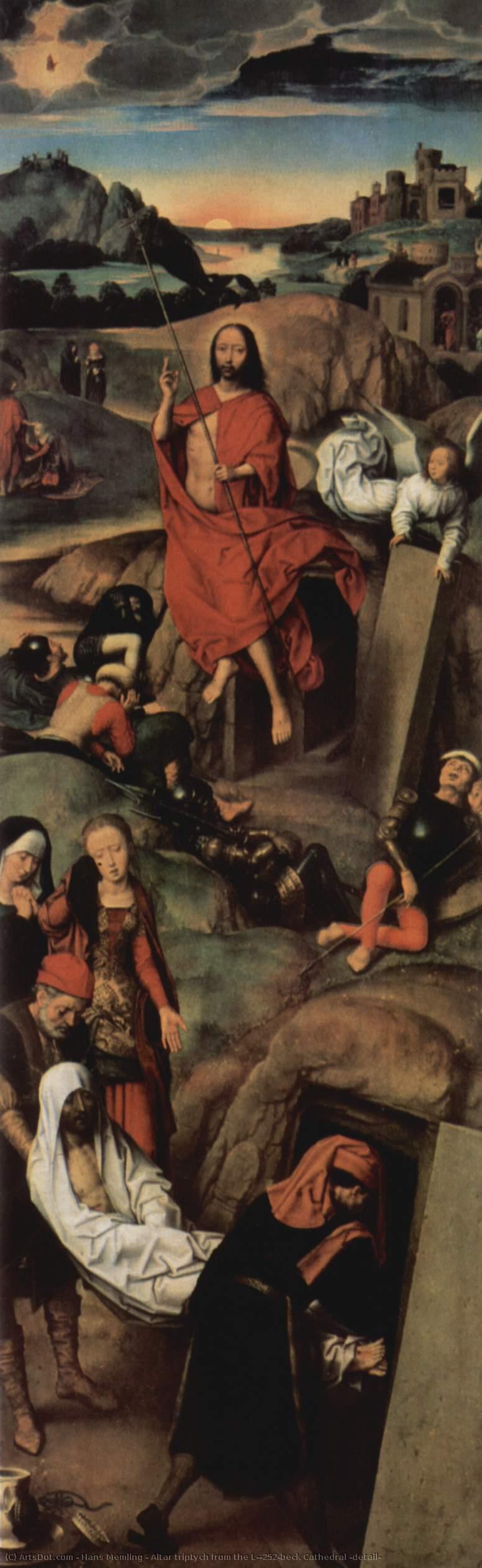 Altar Triptych From The Lübeck Cathedral (detail) — Memling, Hans