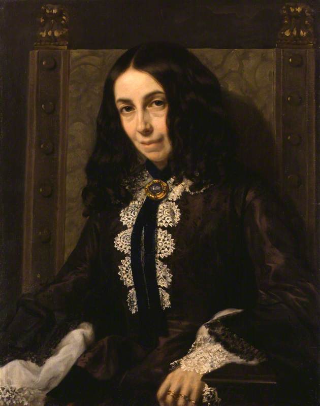 Elizabeth Barrett Browning — Michele Gordigiani