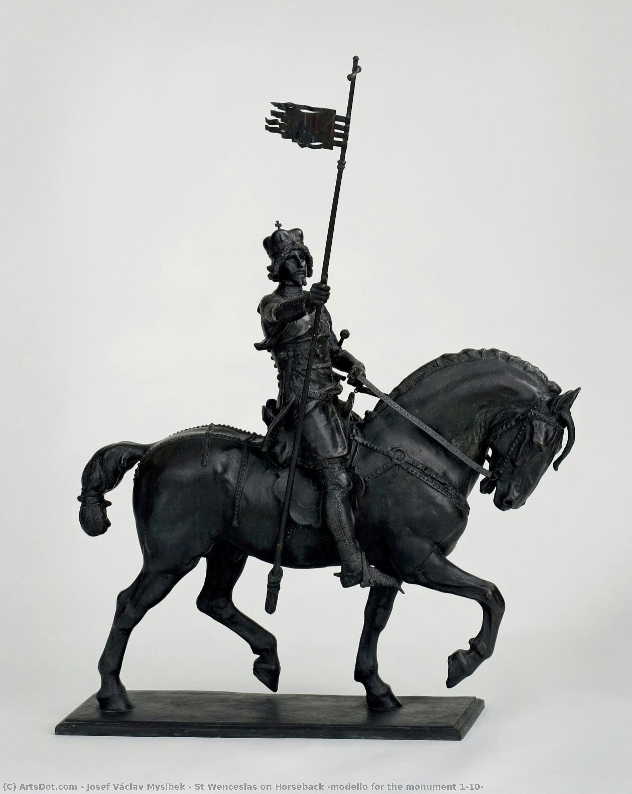 St Wenceslas On Horseback (modello For The Monument 1/10) — Josef Václav Myslbek