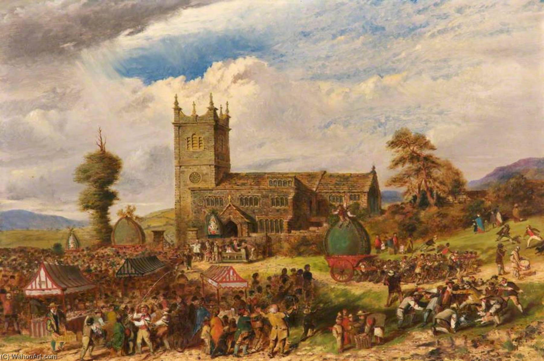 Rushcart Festival At Saddleworth Church, Yorkshire — John Holland
